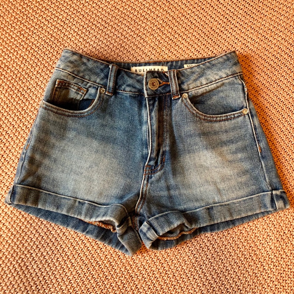 PACSUN Bullhead High Waisted MOM SHORTS
